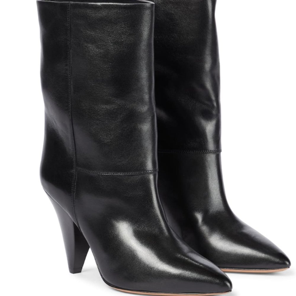 ISABEL MARANT Locky leather mid-calf boots